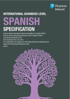 International Advanced Level Spanish (2016) specification